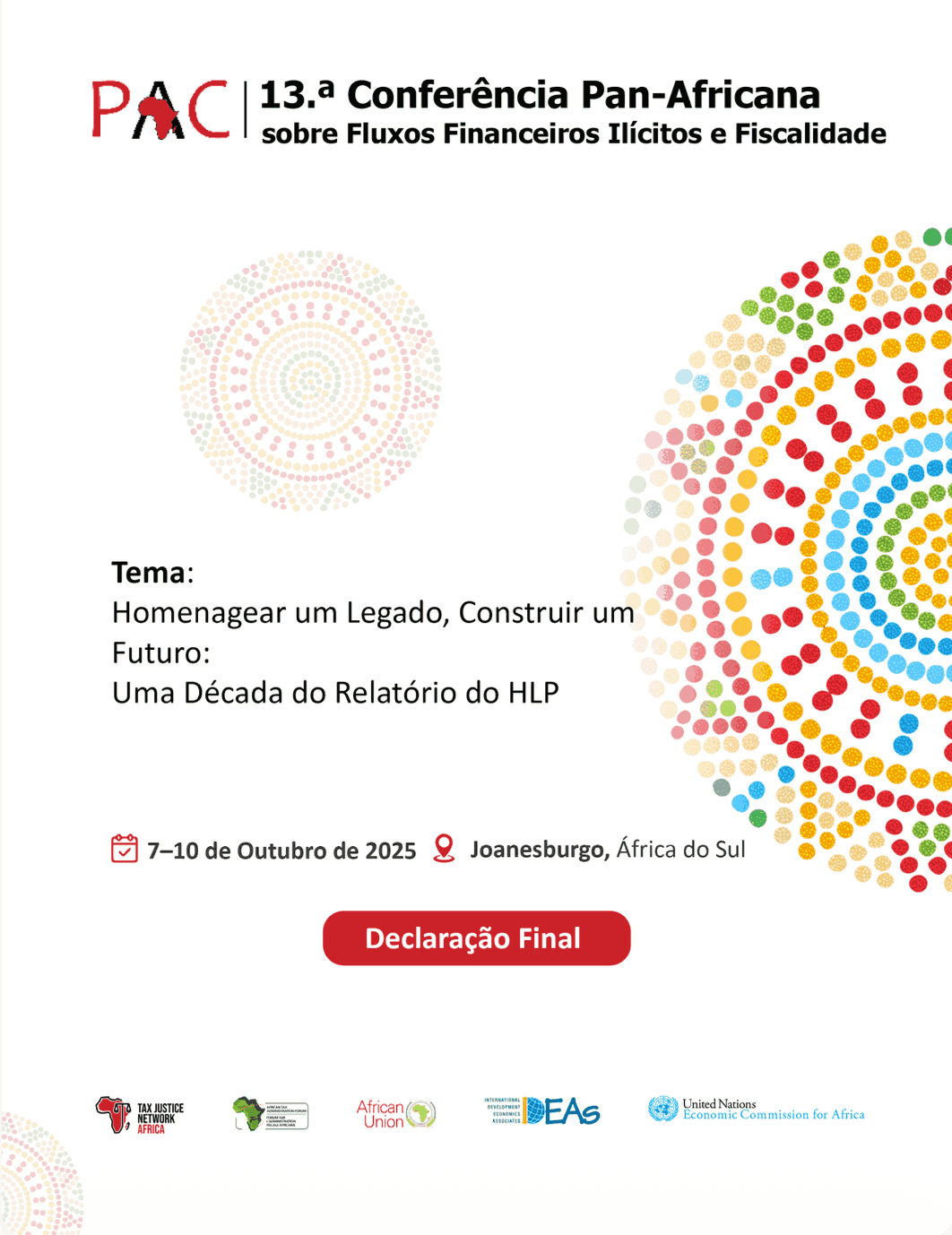 Declaração de Resultados do PAC 2025