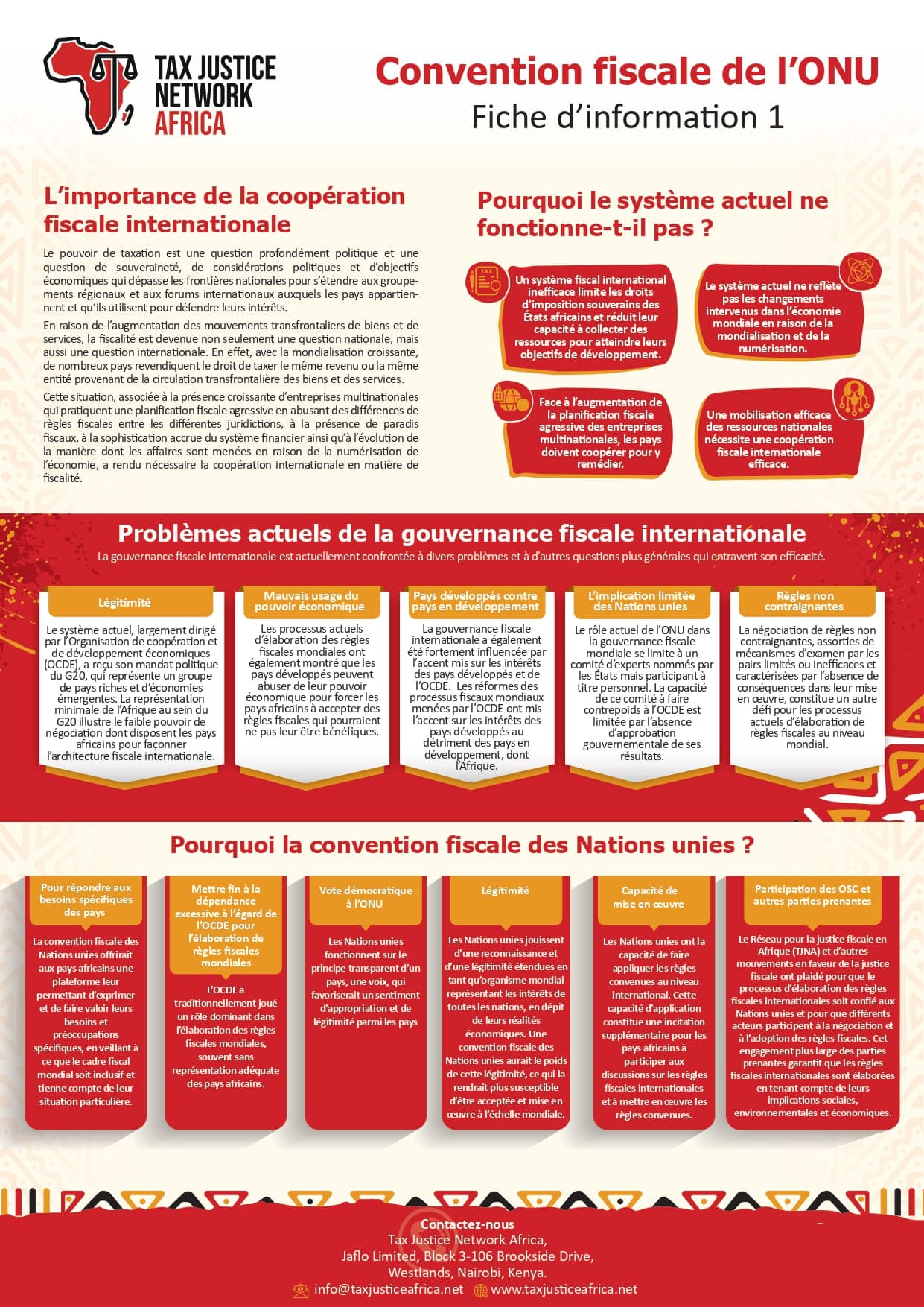 Convention fiscale de l’ONU 1